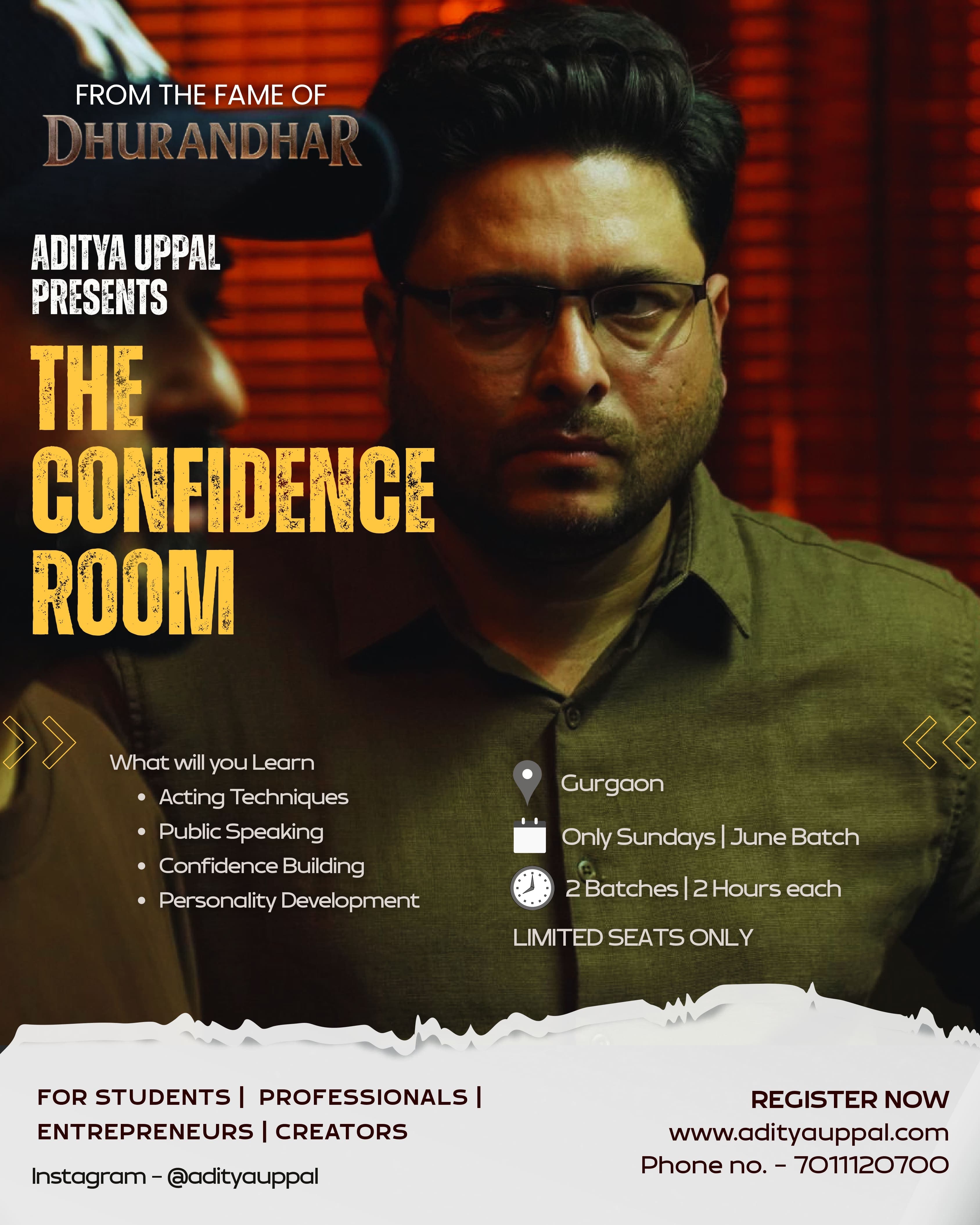 The Confidence Room Workshop